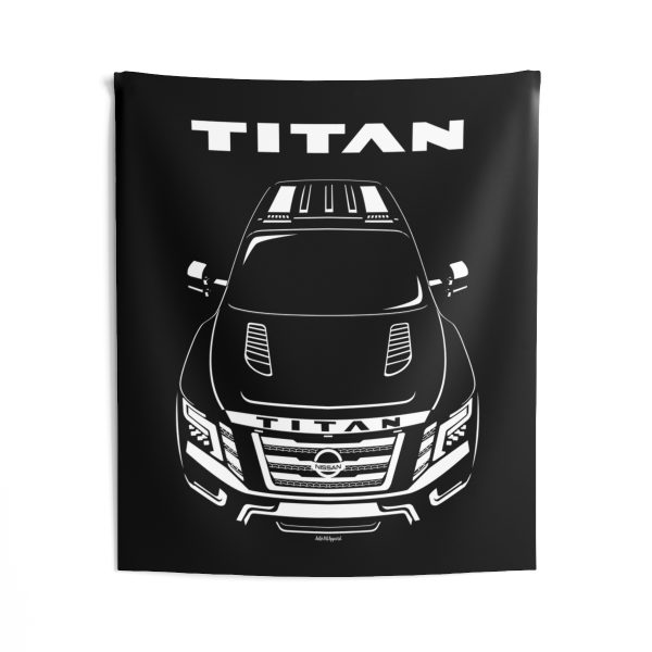 Nissan Titan Warrior Tapestry 50 x 60 inch by Auto Art Apparel