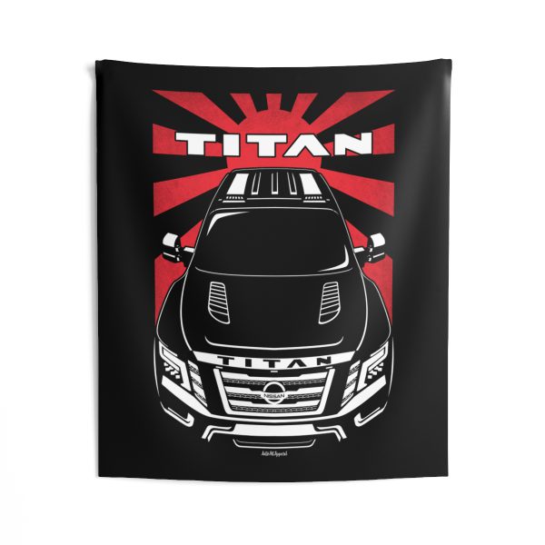 Nissan Titan Warrior Tapestry - JDM Wall Art 50 x 60 inch by Auto Art Apparel