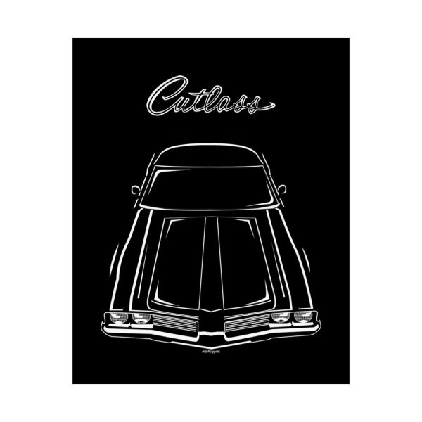 Oldsmobile Cutlass 1969 Poster 16 x 20 inch by Auto Art Apparel