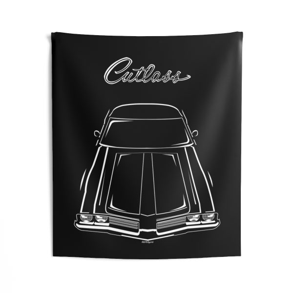 Oldsmobile Cutlass 1969 Tapestry 50 x 60 inch by Auto Art Apparel
