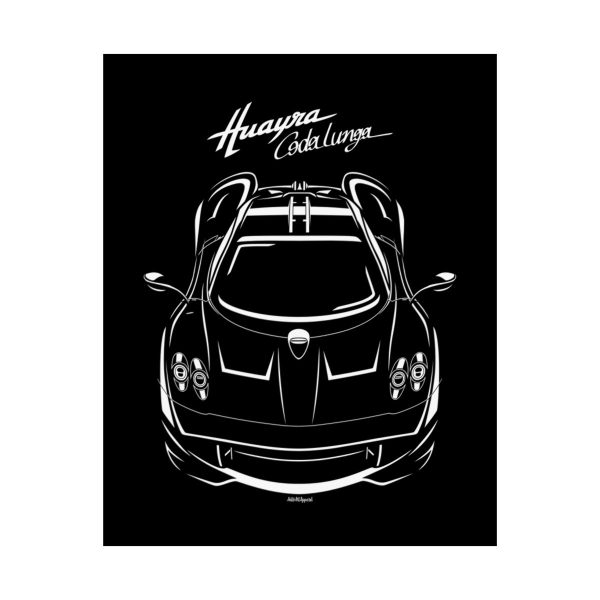 Pagani Huayra Codalunga Poster 16 x 20 inch by Auto Art Apparel