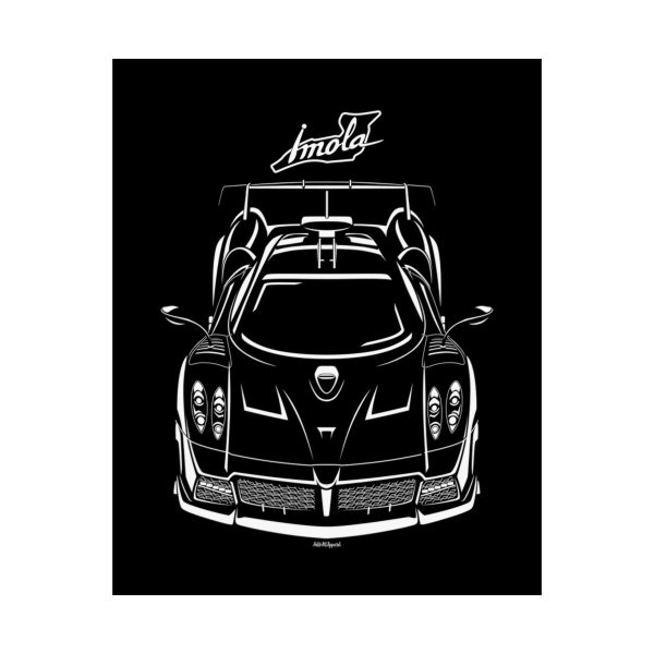 Pagani Huayra Imola Poster 16 x 20 inch by Auto Art Apparel