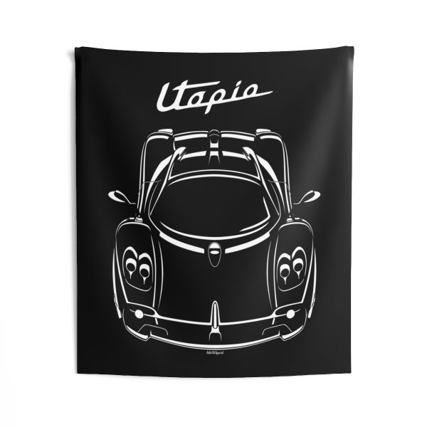 Pagani Utopia Tapestry 50 x 60 inch by Auto Art Apparel