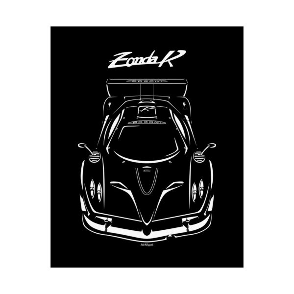 Pagani Zonda R Poster 16 x 20 inch by Auto Art Apparel