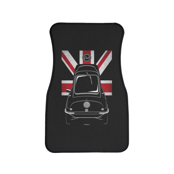 Peel P50 Car Mat - UK Flag Floor Mats Front Carpet Floor Mats by Auto Art Apparel