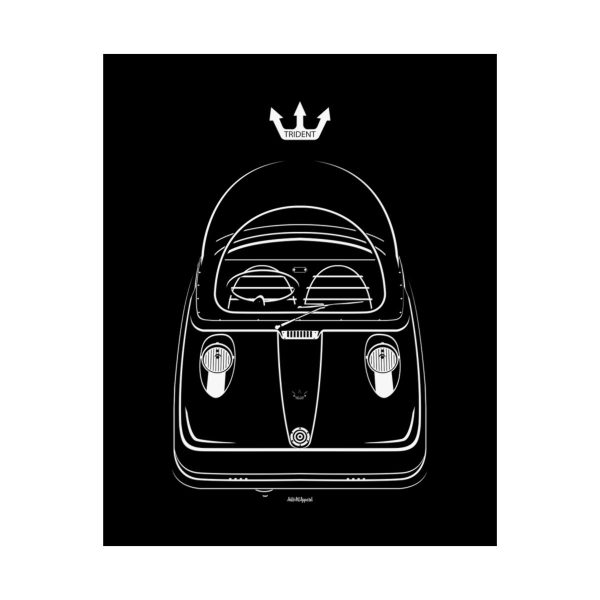 Peel Trident Poster 16 x 20 inch by Auto Art Apparel