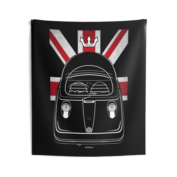Peel Trident Tapestry - UK Flag Wall Art 50 x 60 inch by Auto Art Apparel