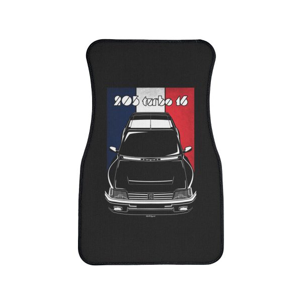 Peugeot 205 T16 1984 1986 Car Mat - France Flag Floor Mats Front Carpet Floor Mats by Auto Art Apparel