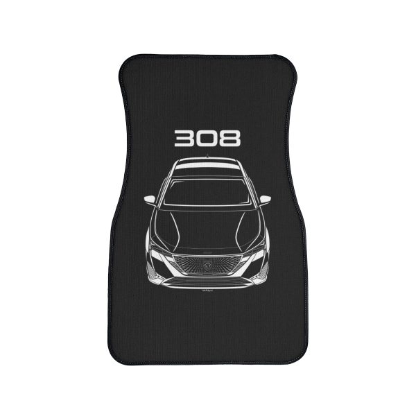 Peugeot 308 2022-2024 Car Mat Front Carpet Floor Mats by Auto Art Apparel