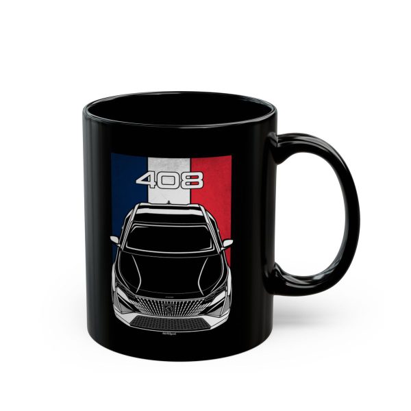 Peugeot 408 2023-2024 Mug - France Flag Coffee Mug 11 oz by Auto Art Apparel