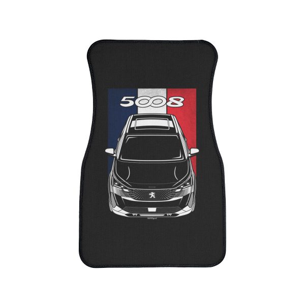 Peugeot 5008 2021-2024 Car Mat - France Flag Floor Mats Front Carpet Floor Mats by Auto Art Apparel