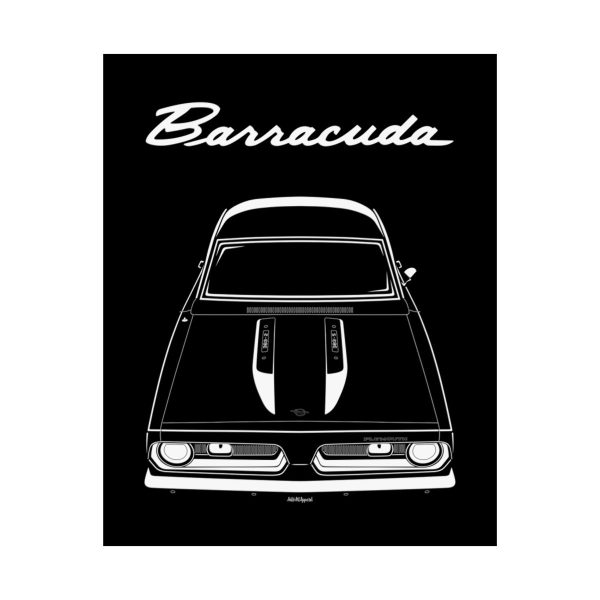Plymouth Barracuda Formula S 1968 Poster 16 x 20 inch by Auto Art Apparel