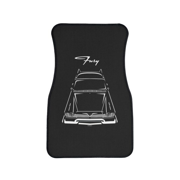Plymouth Fury 1957-1958 Car Mat Front Carpet Floor Mats by Auto Art Apparel