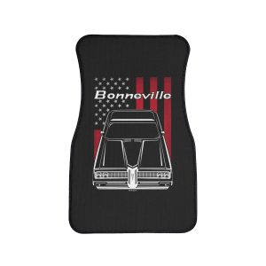 Pontiac Bonneville coupe 1968 Car Mat - US Flag Floor Mats Front Carpet Floor Mats by Auto Art Apparel