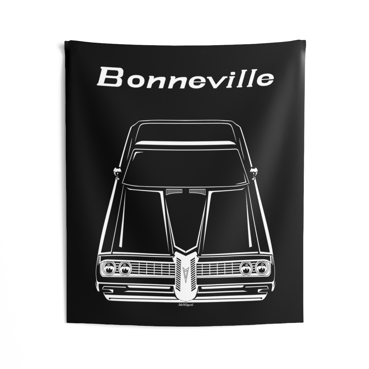 Pontiac Bonneville coupe 1968 Tapestry 50 x 60 inch by Auto Art Apparel