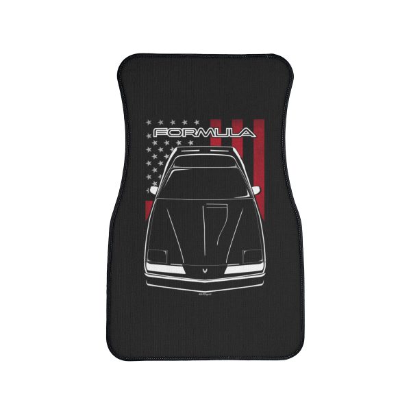 Pontiac Firebird Formula 3rd gen Car Mat - US Flag Floor Mats Front Carpet Floor Mats by Auto Art Apparel