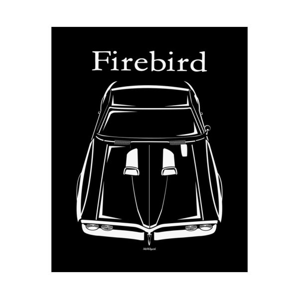 Pontiac Firebird Ram Air 1968 Poster 16 x 20 inch by Auto Art Apparel