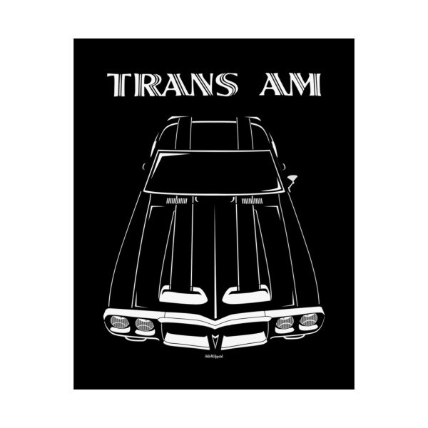 Pontiac Firebird Trans Am 1969 Poster 16 x 20 inch by Auto Art Apparel
