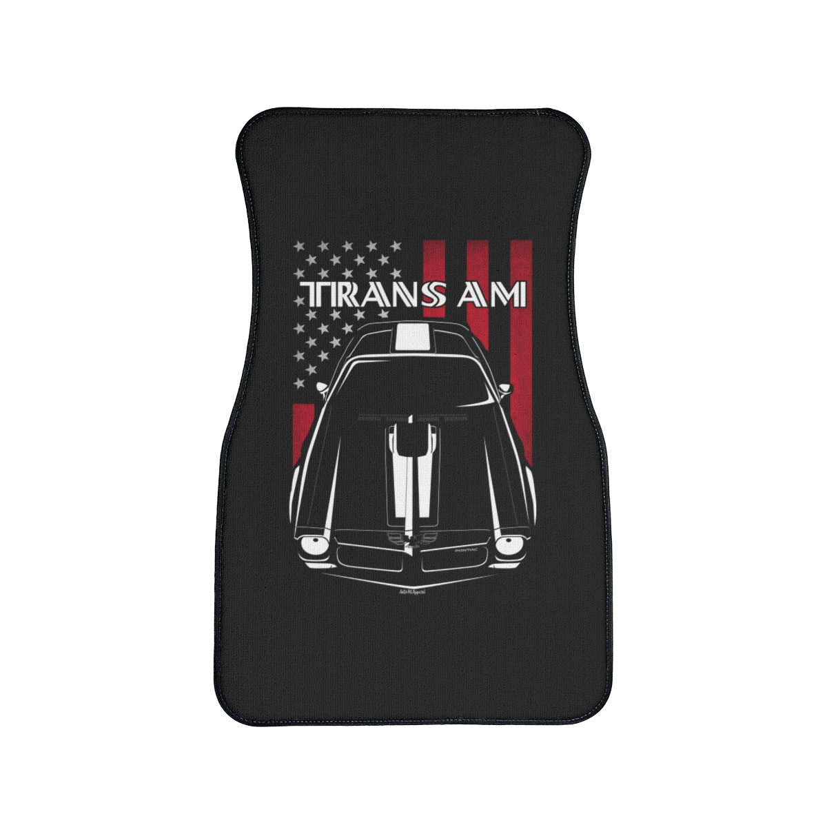 Pontiac Firebird Trans Am 1972 Car Mat - US Flag Floor Mats Front Carpet Floor Mats by Auto Art Apparel