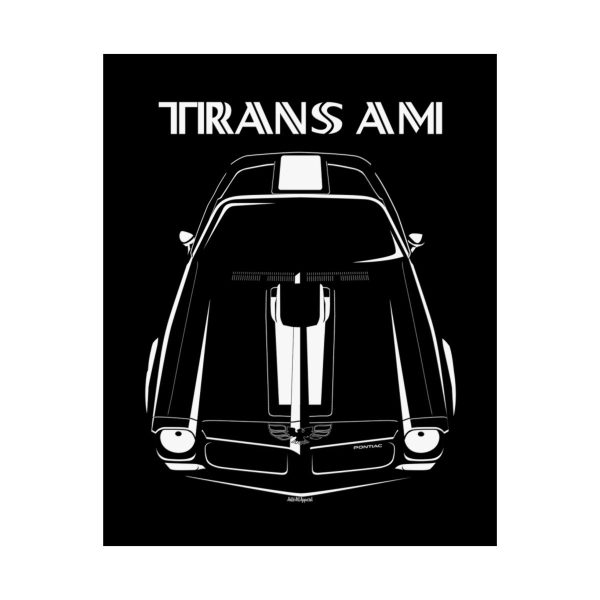 Pontiac Firebird Trans Am 1972 Poster 16 x 20 inch by Auto Art Apparel