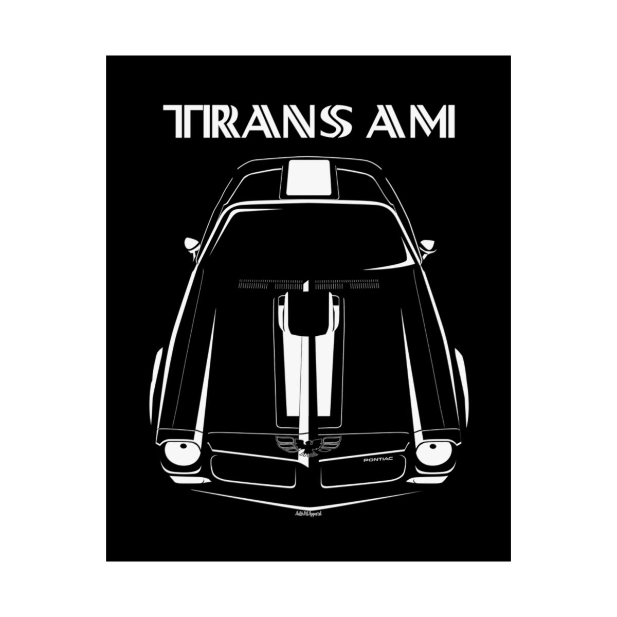 Pontiac Firebird Trans Am 1972 Poster 16 x 20 inch by Auto Art Apparel