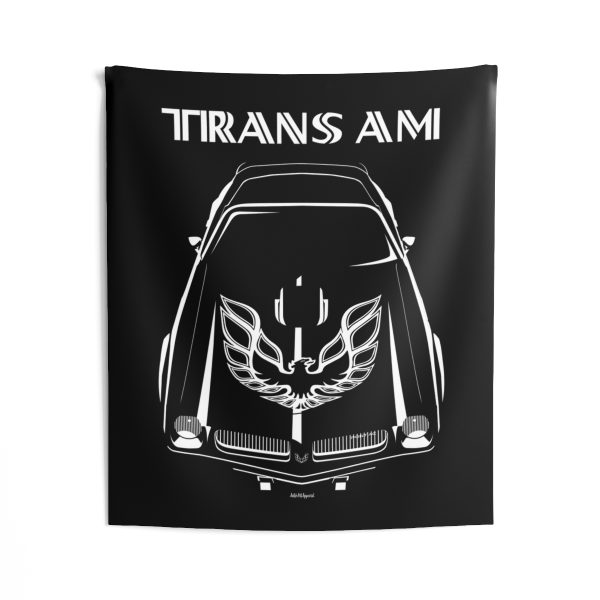 Pontiac Firebird Trans Am 1974 Tapestry 50 x 60 inch by Auto Art Apparel