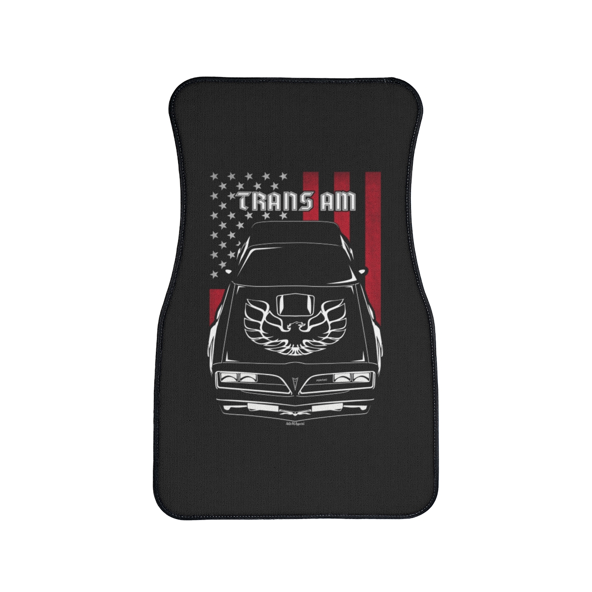 Pontiac Firebird Trans Am 1977-1978 Car Mat - US Flag Floor Mats Front Carpet Floor Mats by Auto Art Apparel