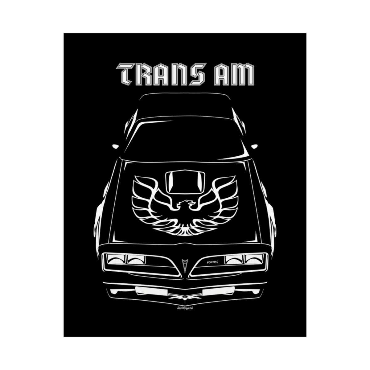 Pontiac Firebird Trans Am 1977-1978 Poster 16 x 20 inch by Auto Art Apparel