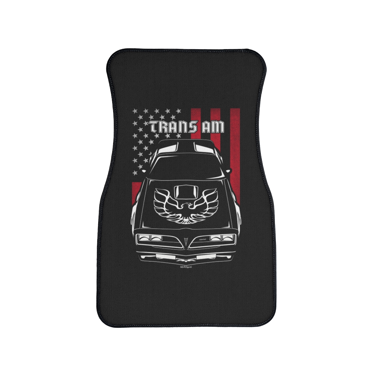 Pontiac Firebird Trans Am 1977-1978 T top Car Mat - US Flag Floor Mats Front Carpet Floor Mats by Auto Art Apparel