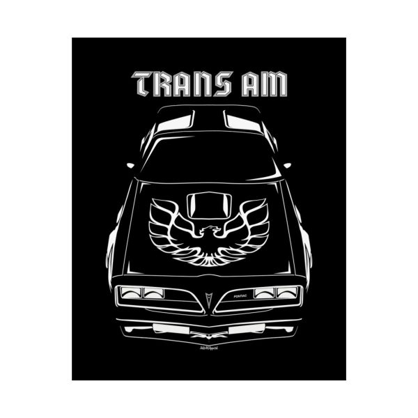Pontiac Firebird Trans Am 1977-1978 T top Poster 16 x 20 inch by Auto Art Apparel