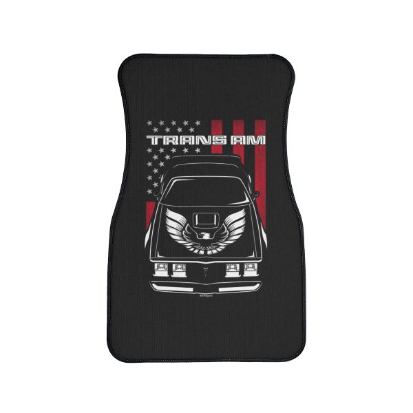Pontiac Firebird Trans Am 1979-1981 Car Mat - US Flag Floor Mats Front Carpet Floor Mats by Auto Art Apparel