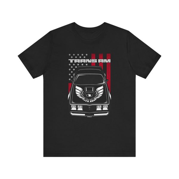 Pontiac Firebird Trans Am 1979-1981 T-shirt - US Flag Shirt by Auto Art Apparel