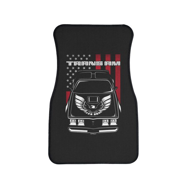 Pontiac Firebird Trans Am 1979-1981 T top Car Mat - US Flag Floor Mats Front Carpet Floor Mats by Auto Art Apparel