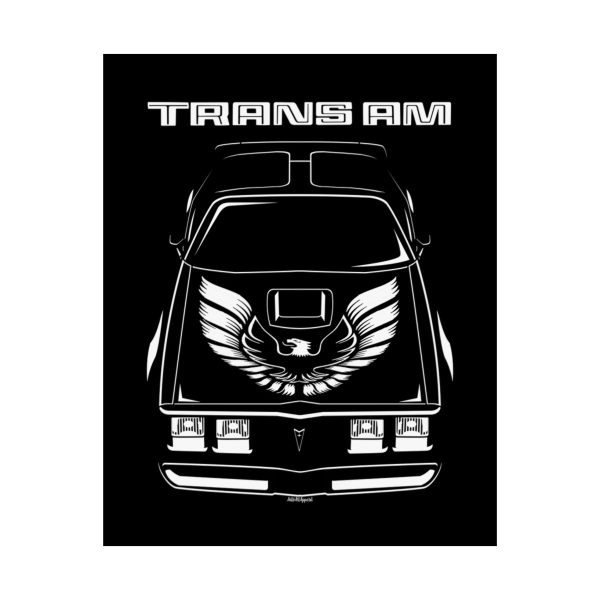 Pontiac Firebird Trans Am 1979-1981 T top Poster 16 x 20 inch by Auto Art Apparel