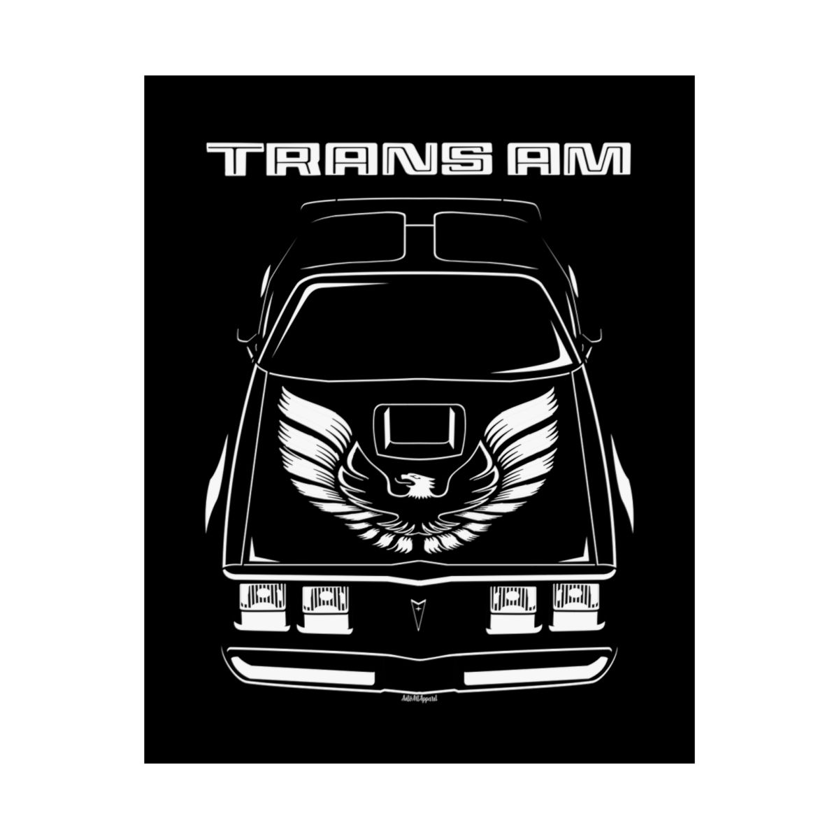 Pontiac Firebird Trans Am 1979-1981 T top Poster 16 x 20 inch by Auto Art Apparel