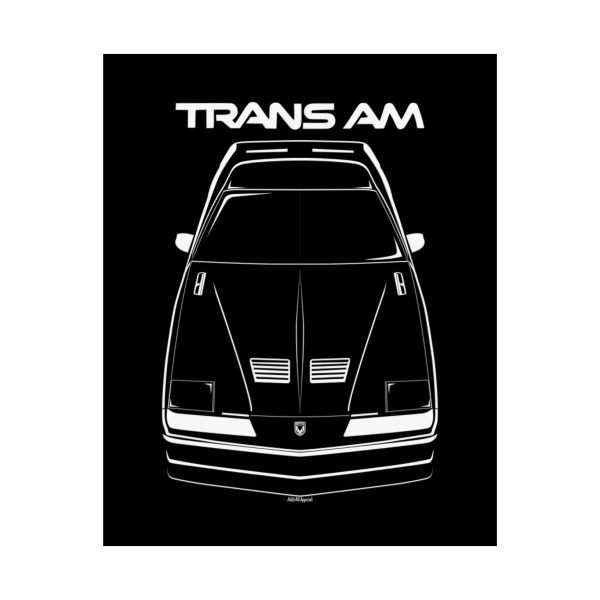 Pontiac Firebird Trans Am 3rd gen Poster 16 x 20 inch by Auto Art Apparel