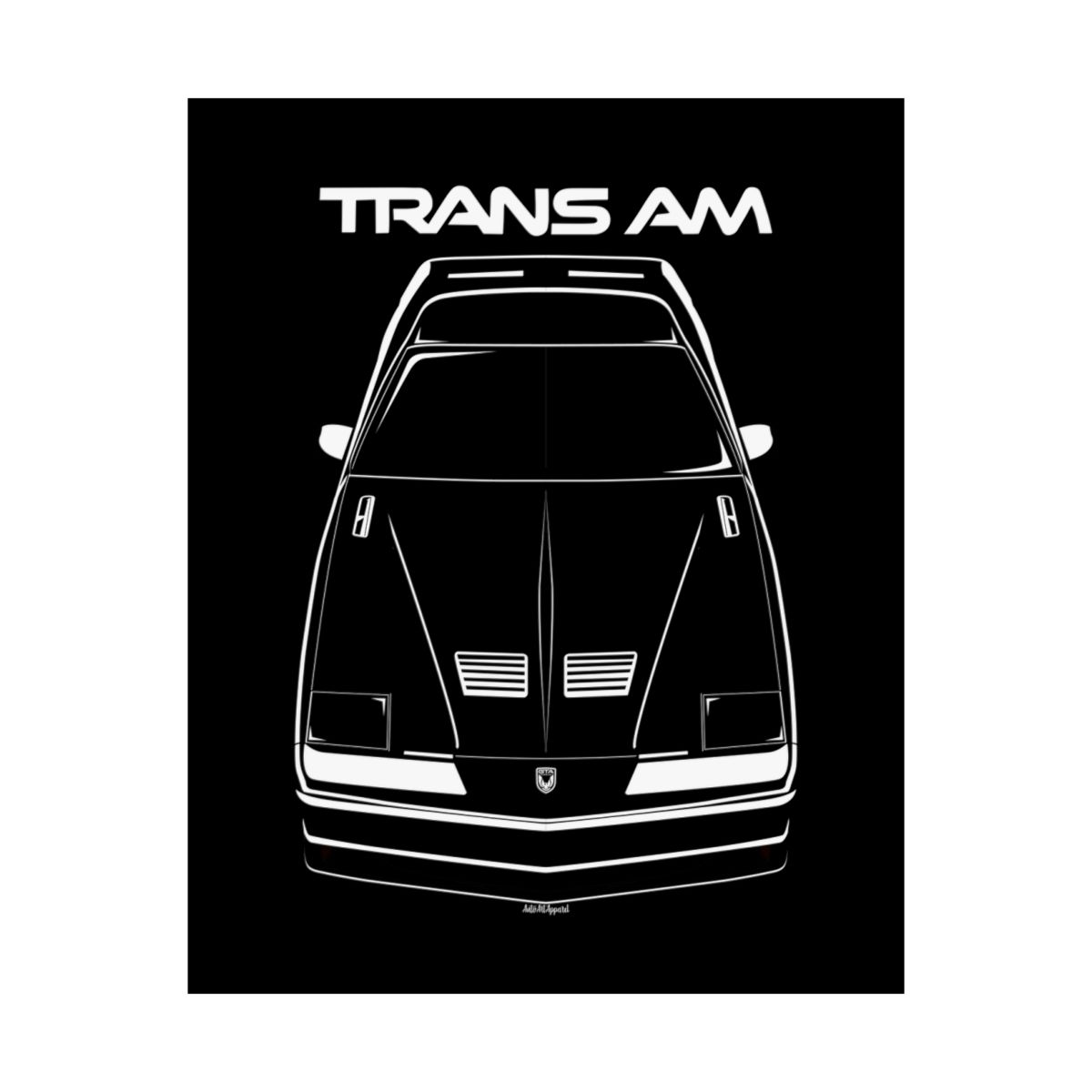 Pontiac Firebird Trans Am 3rd gen Poster 16 x 20 inch by Auto Art Apparel