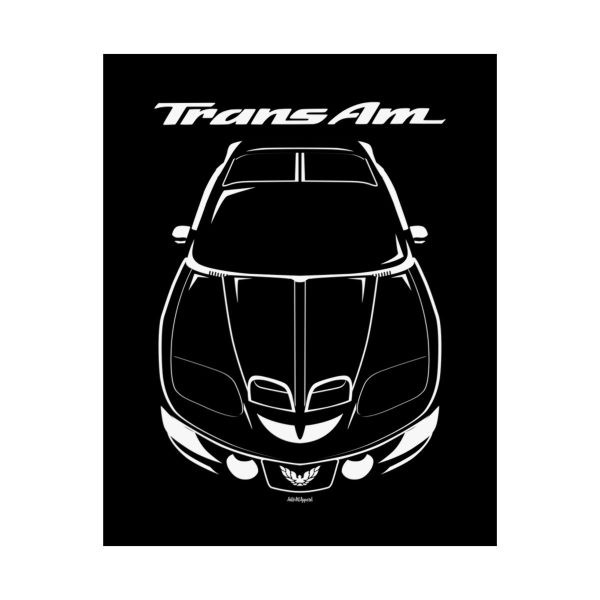 Pontiac Firebird Trans Am 4th gen 1998-2002 Poster 16 x 20 inch by Auto Art Apparel