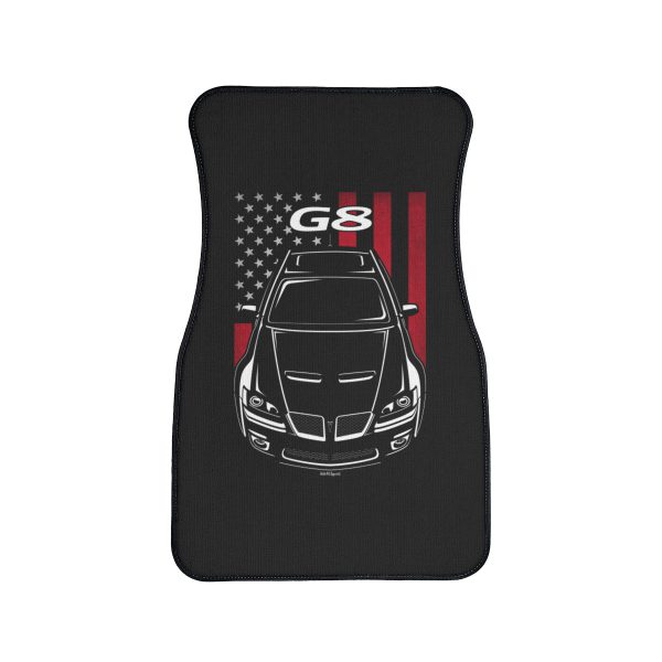 Pontiac G8 2008-2009 Car Mat - US Flag Floor Mats Front Carpet Floor Mats by Auto Art Apparel
