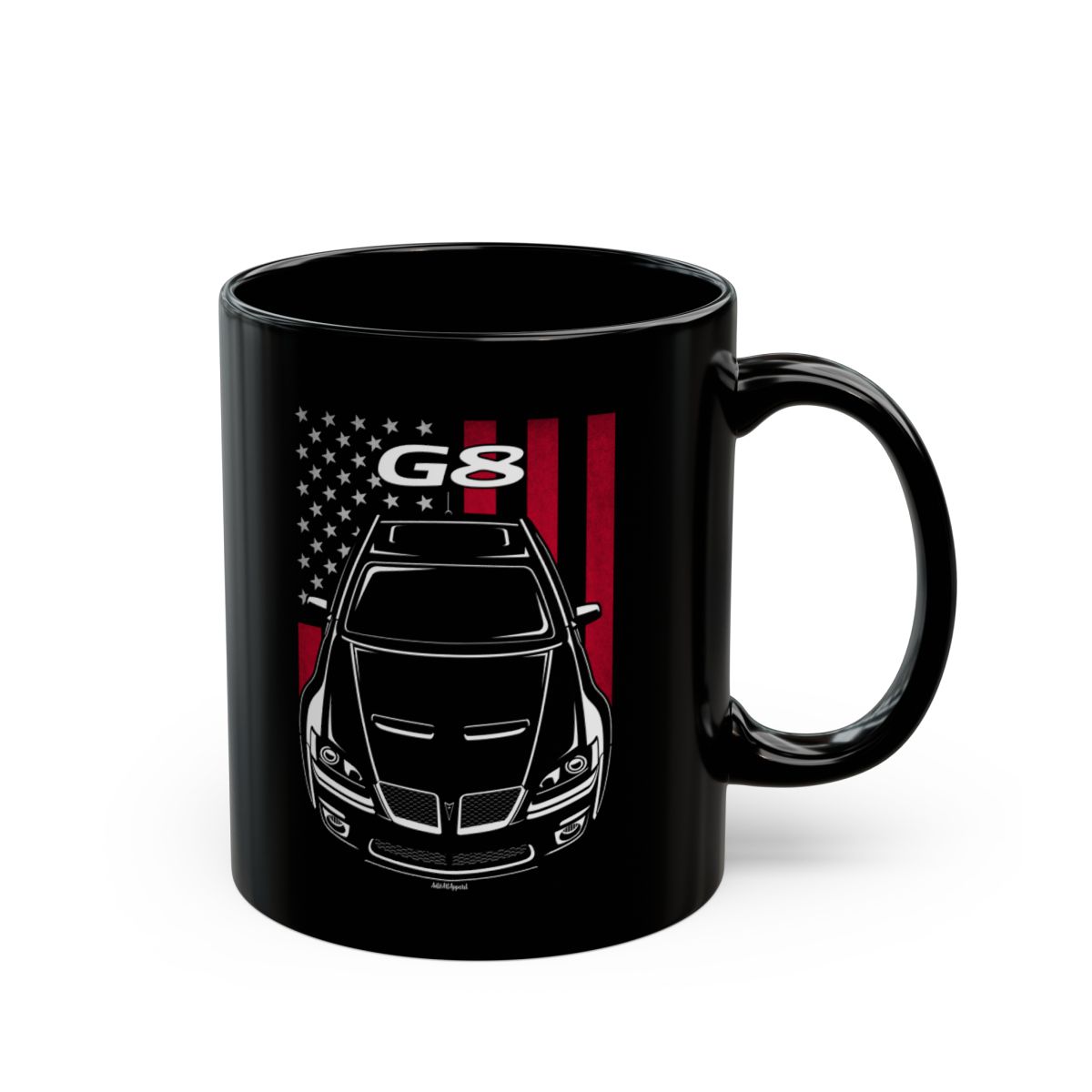 Pontiac G8 2008-2009 Mug - US Flag Coffee Mug 11 oz by Auto Art Apparel