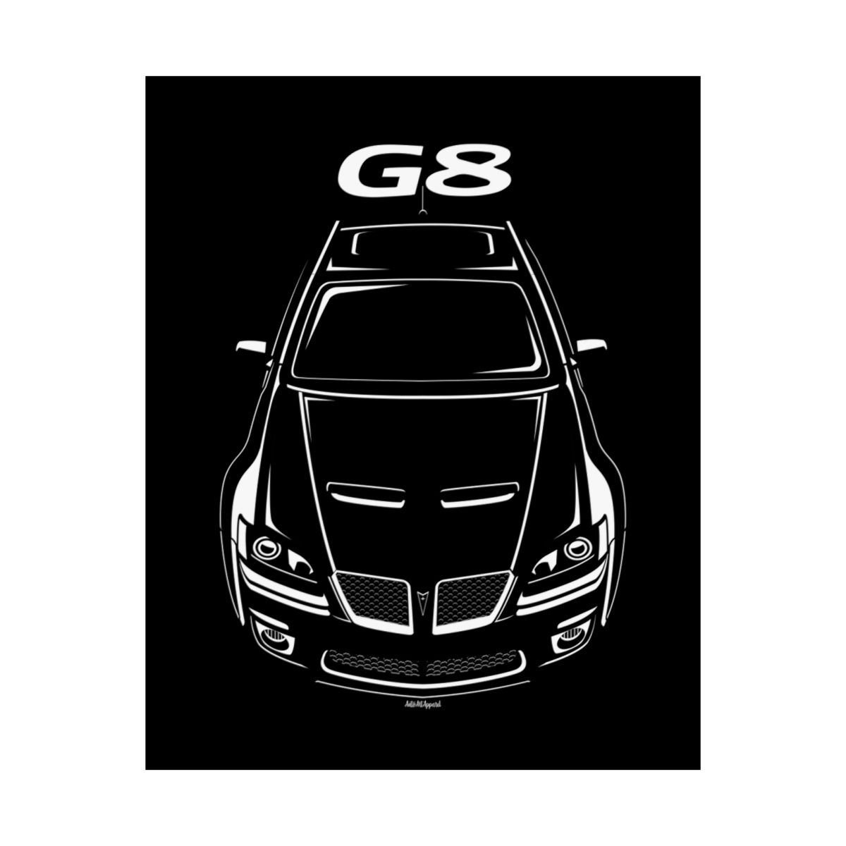 Pontiac G8 2008-2009 Poster 16 x 20 inch by Auto Art Apparel