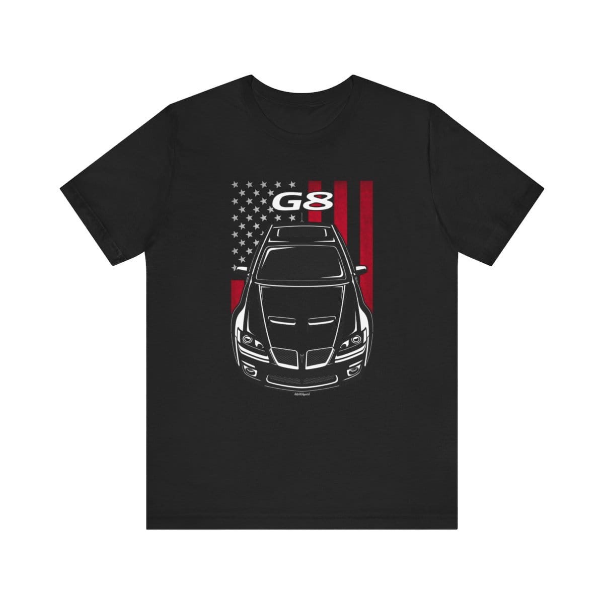 Pontiac G8 2008-2009 T-shirt - US Flag Shirt by Auto Art Apparel