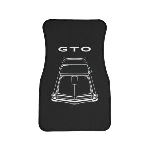Pontiac GTO 1965 Car Mat Front Carpet Floor Mats by Auto Art Apparel