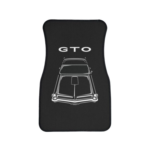 Pontiac GTO 1965 Car Mat Front Carpet Floor Mats by Auto Art Apparel