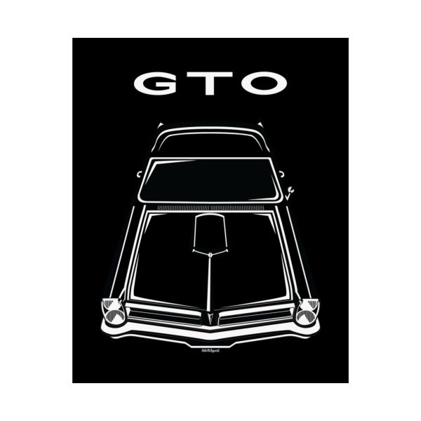 Pontiac GTO 1965 Poster 16 x 20 inch by Auto Art Apparel
