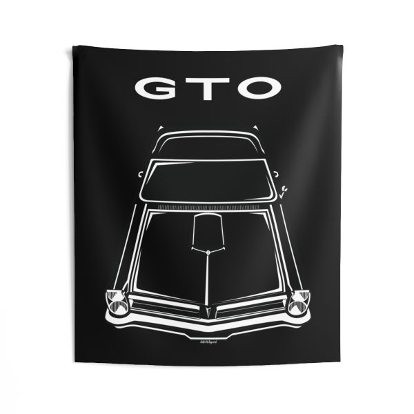 Pontiac GTO 1965 Tapestry 50 x 60 inch by Auto Art Apparel