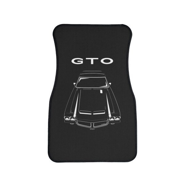 Pontiac GTO 1971 Car Mat Front Carpet Floor Mats by Auto Art Apparel