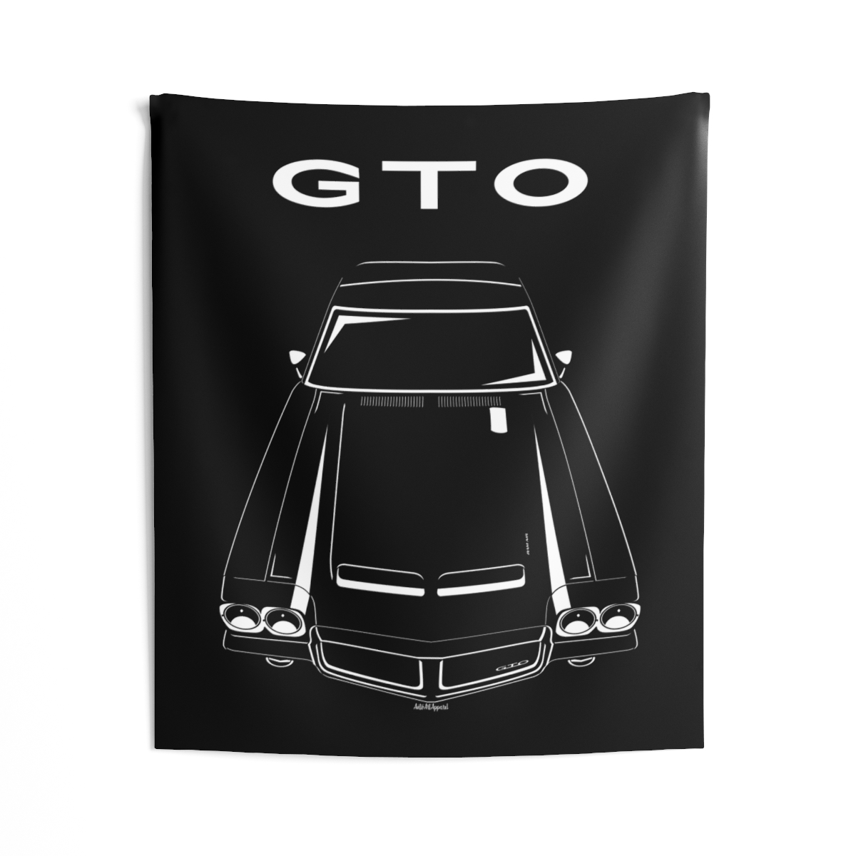 Pontiac GTO 1971 Tapestry 50 x 60 inch by Auto Art Apparel