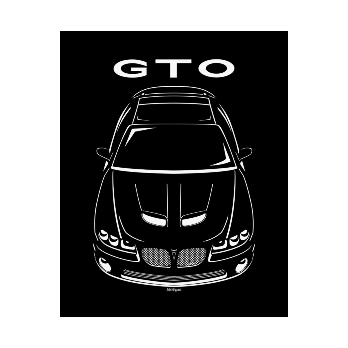 Pontiac GTO 2004-2006 Poster 16 x 20 inch by Auto Art Apparel