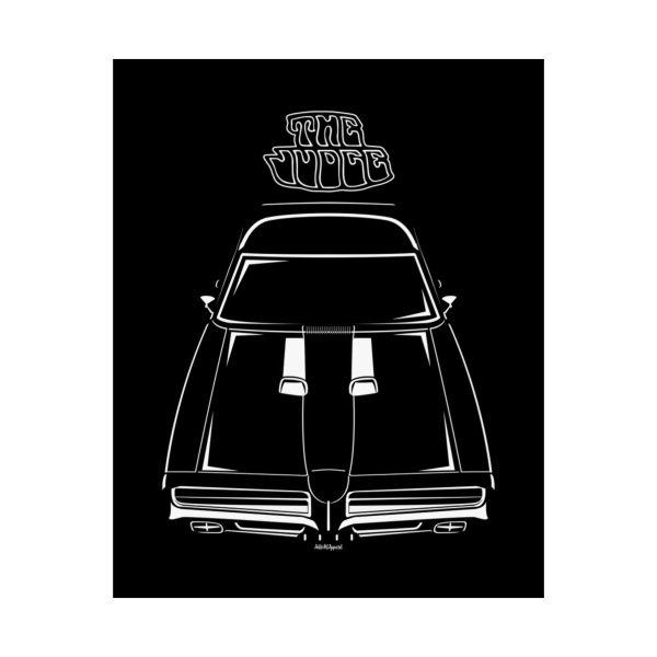 Pontiac GTO The Judge 1969 Poster 16 x 20 inch by Auto Art Apparel